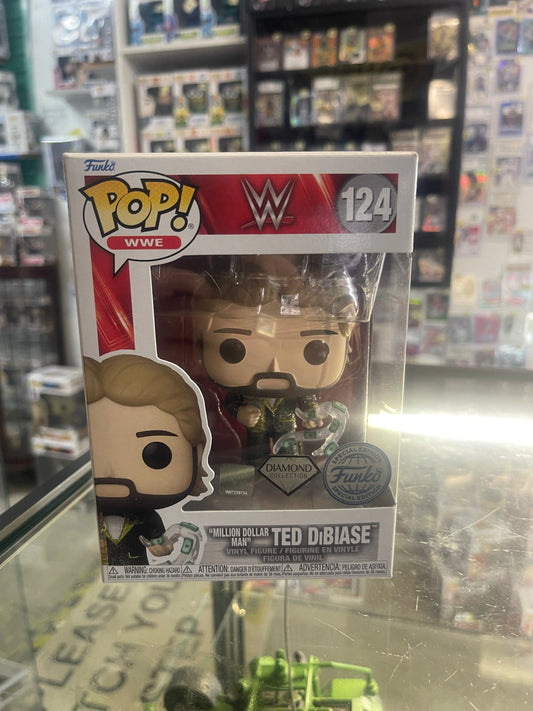 Funko POP Vinyl - WWE - Million Dollar Man Ted Dibiase - #124 Diamond FRENLY BRICKS - Open 7 Days
