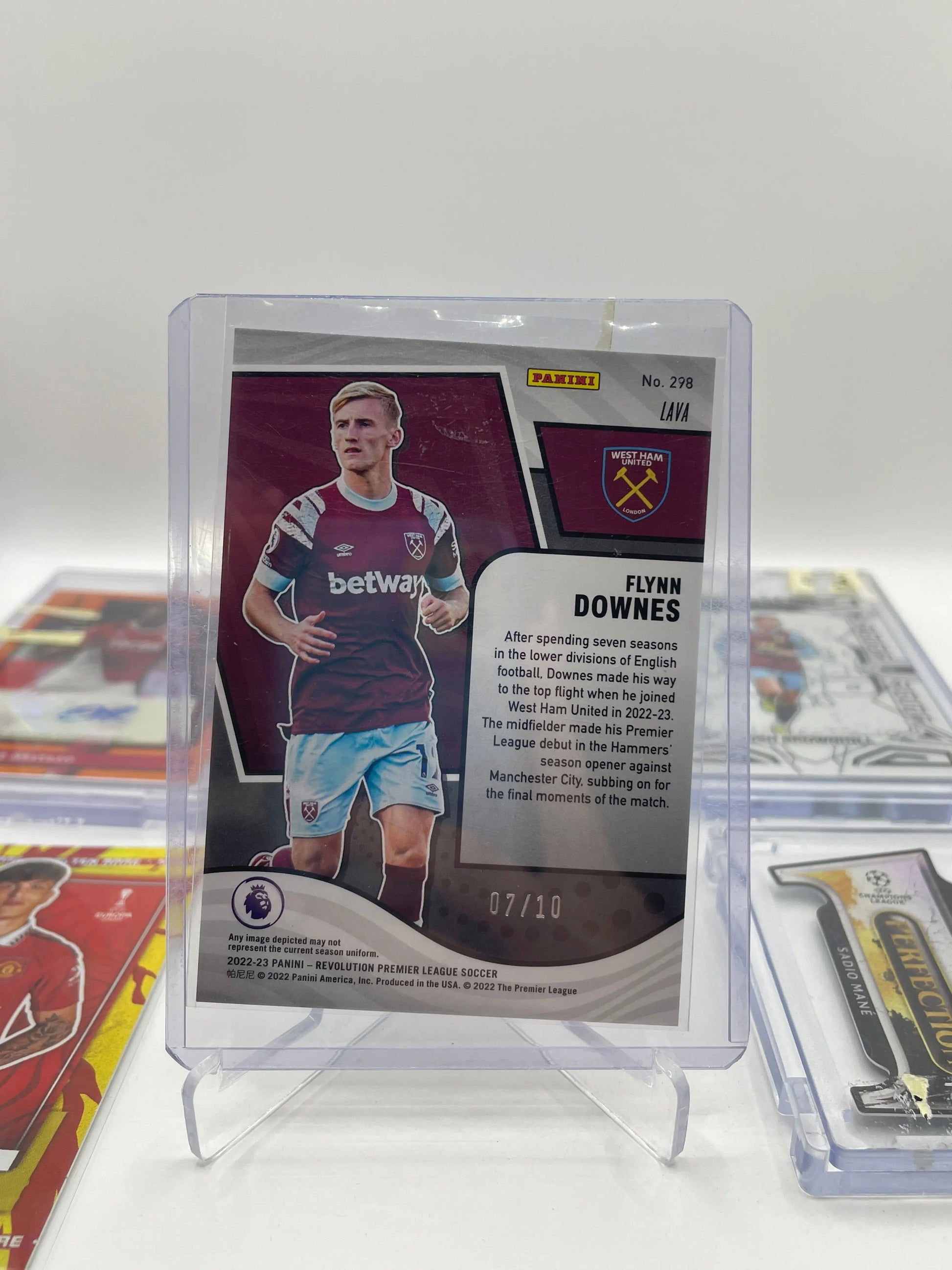 Soccer Signed & Numbered card lot 6 players (lot#1) FRENLY BRICKS - Open 7 Days