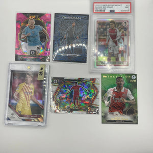 Soccer Graded & Numbered card lot 6 players (Lot#2) FRENLY BRICKS - Open 7 Days