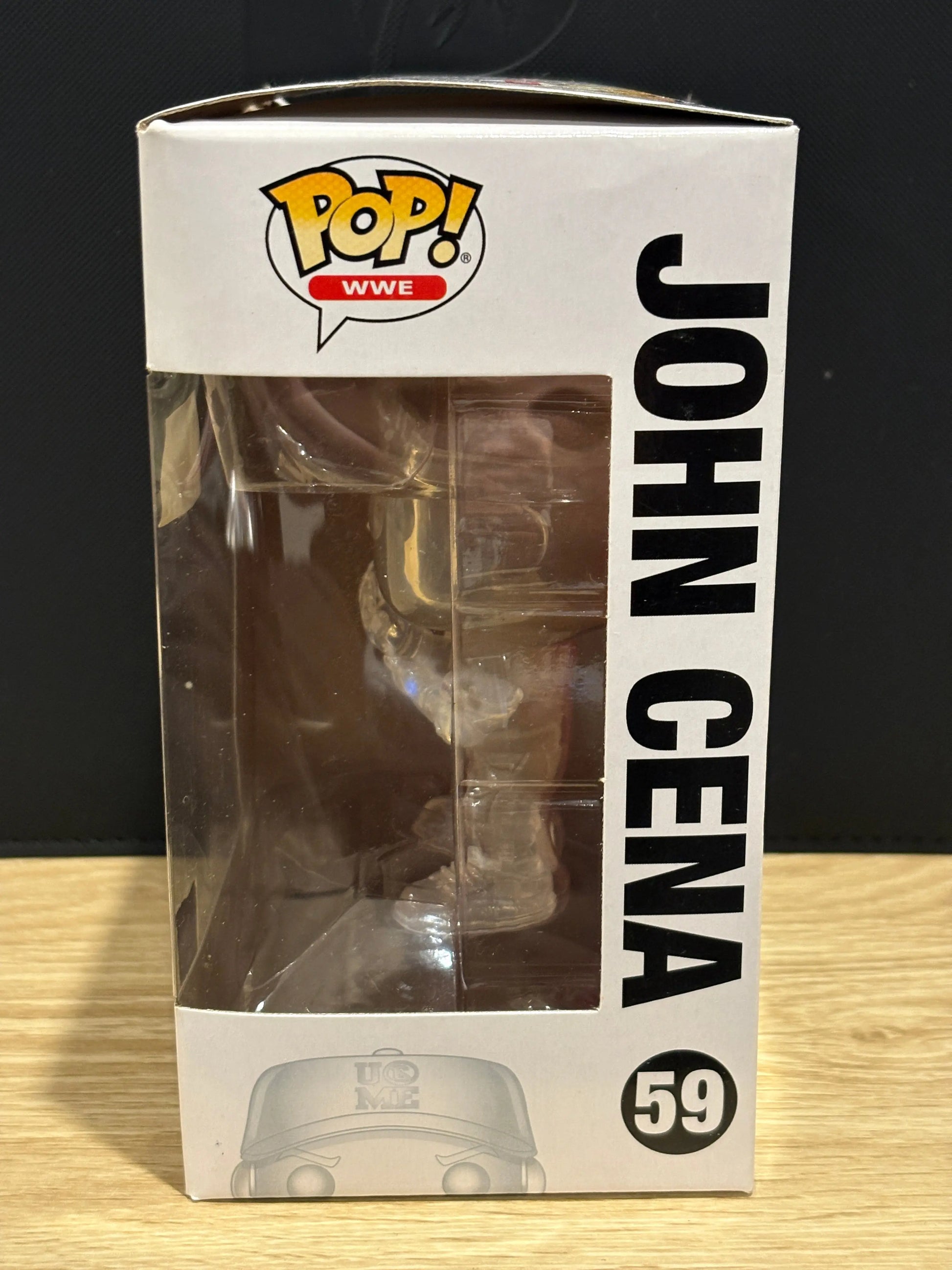 Funko Pop WWE John Cena WWE Shop Exclusive Clear Invisible #59 *box damage FRENLY BRICKS - Open 7 Days