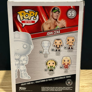 Funko Pop WWE John Cena WWE Shop Exclusive Clear Invisible #59 *box damage FRENLY BRICKS - Open 7 Days