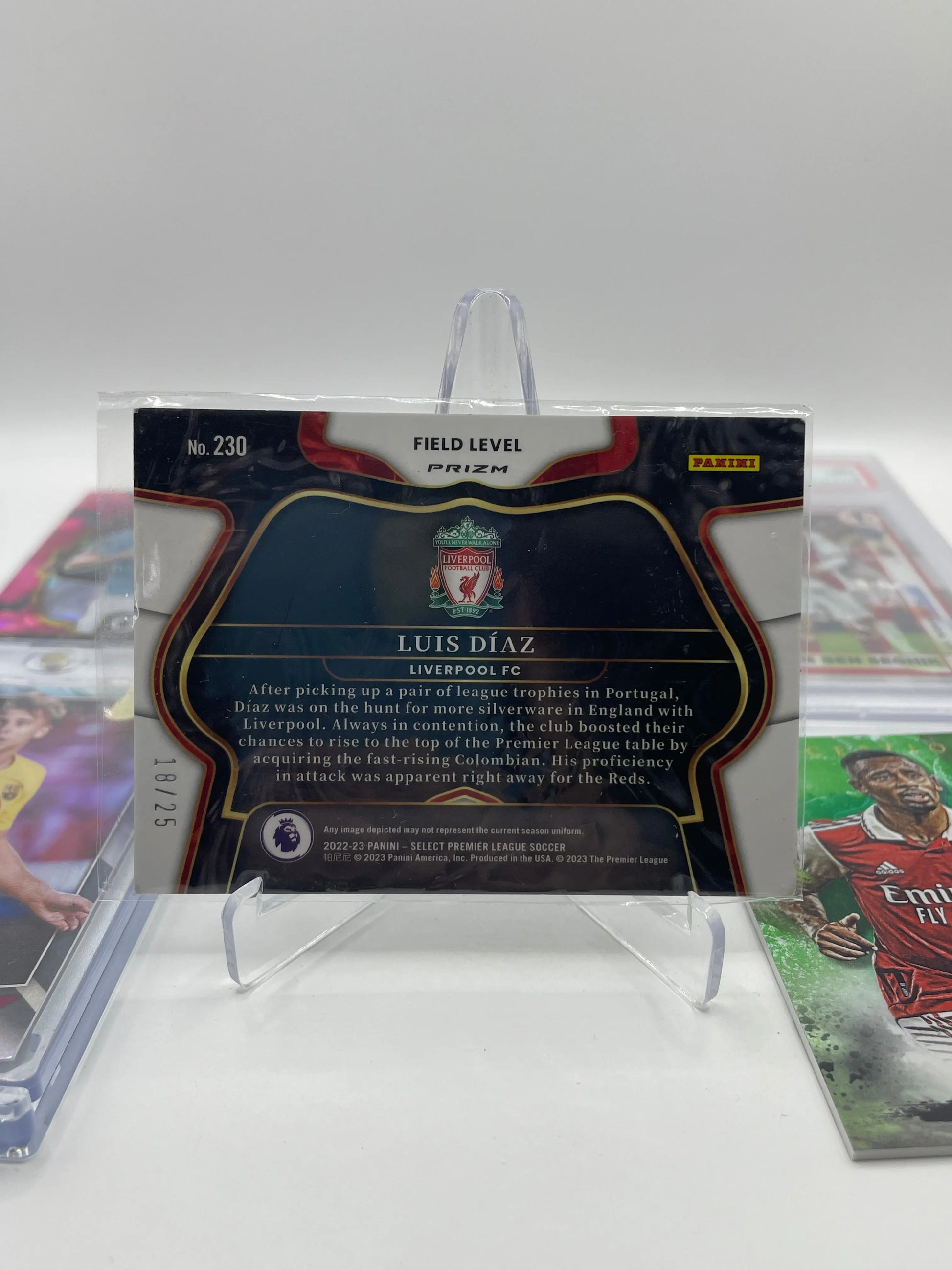 Soccer Graded & Numbered card lot 6 players (Lot#2) FRENLY BRICKS - Open 7 Days