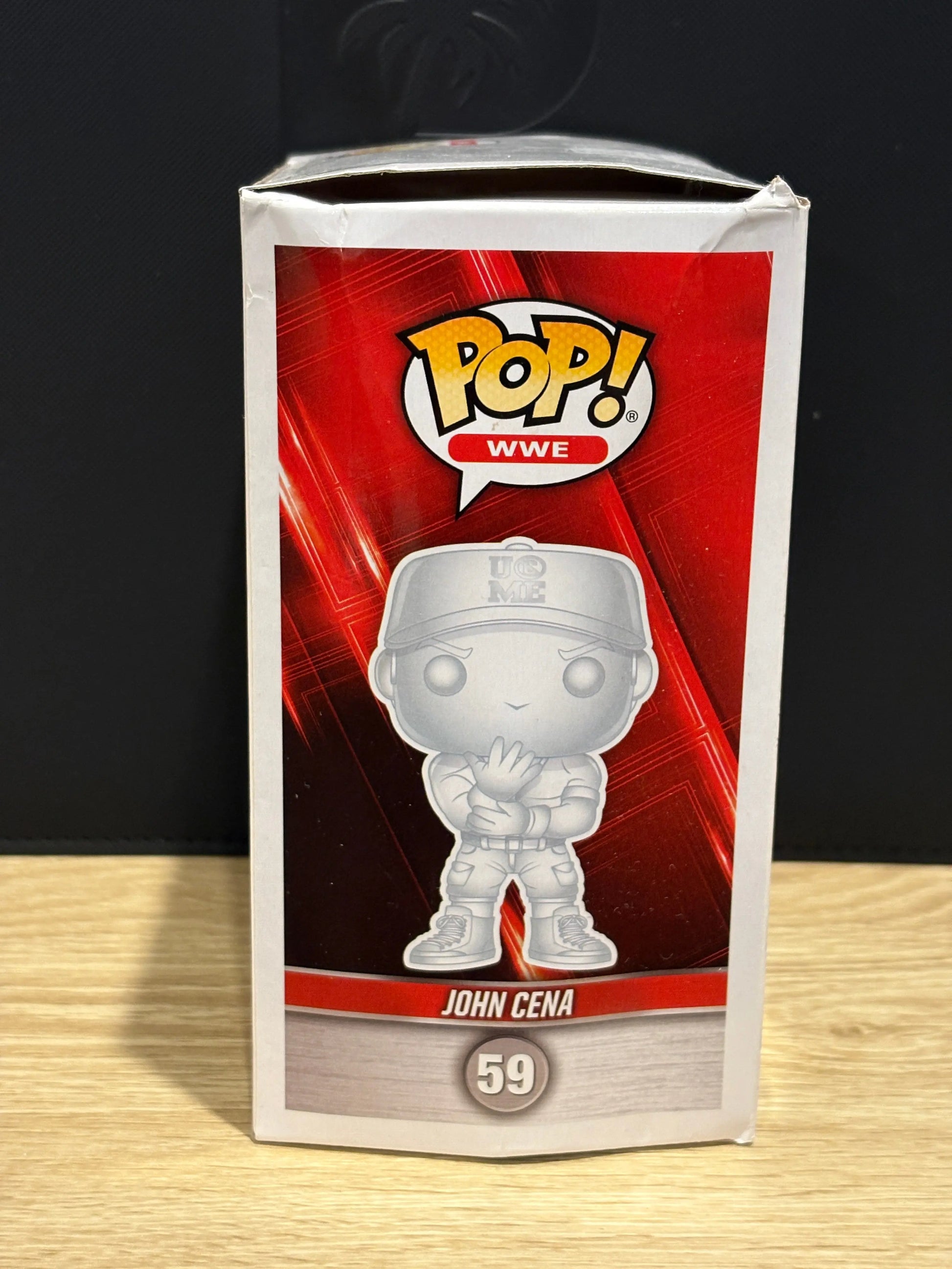 Funko Pop WWE John Cena WWE Shop Exclusive Clear Invisible #59 *box damage FRENLY BRICKS - Open 7 Days