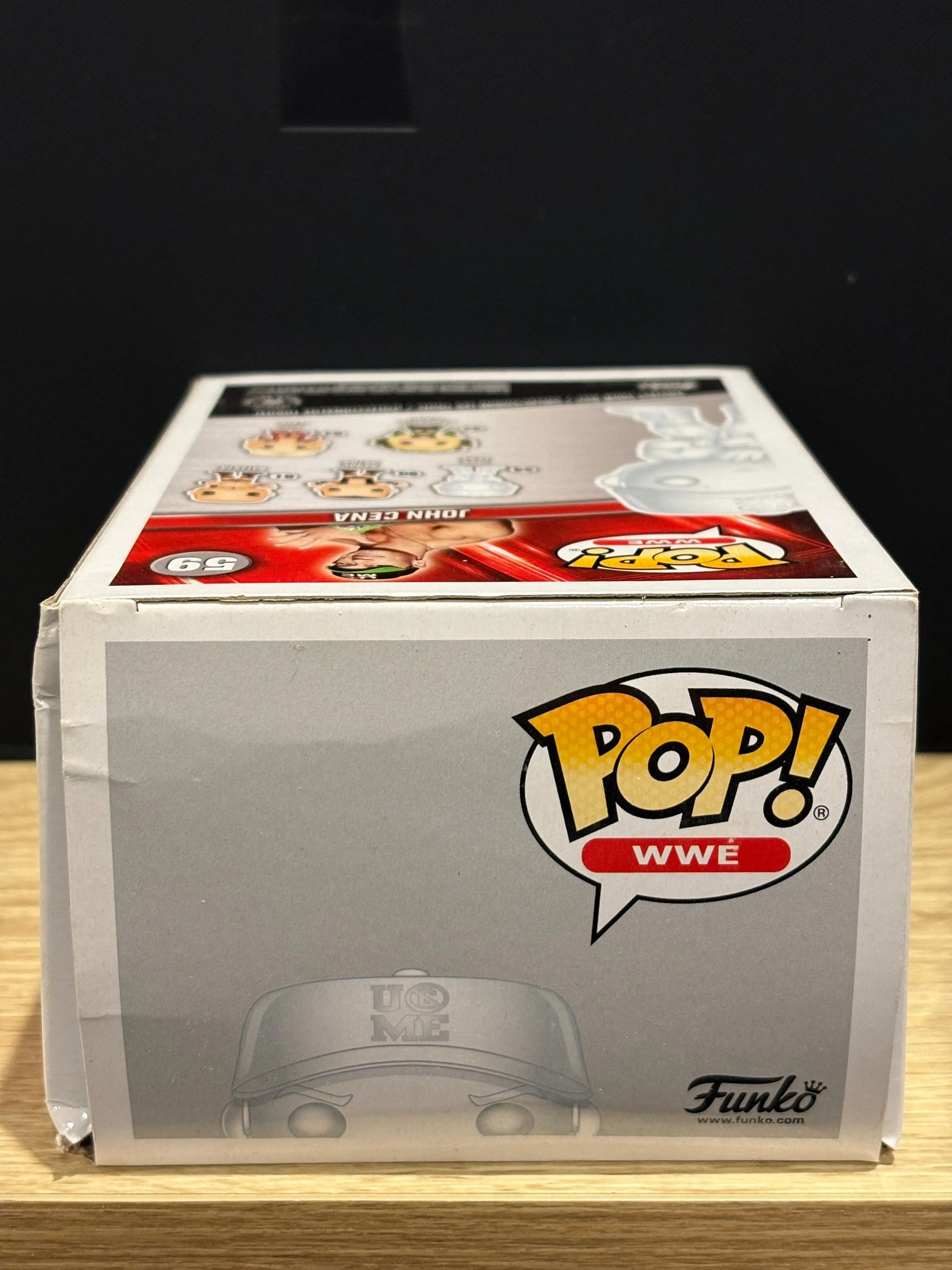 Funko Pop WWE John Cena WWE Shop Exclusive Clear Invisible #59 *box damage FRENLY BRICKS - Open 7 Days