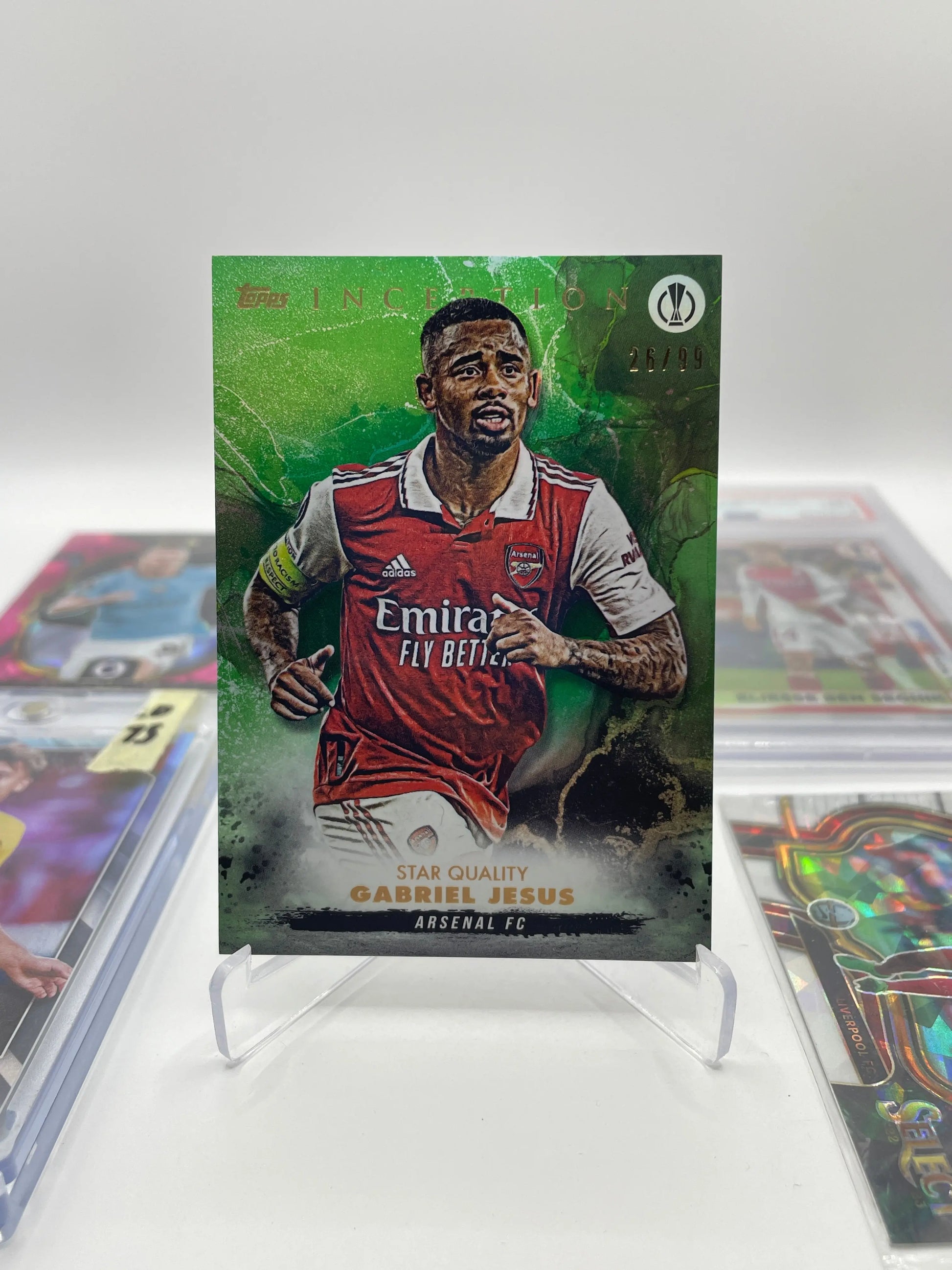 Soccer Graded & Numbered card lot 6 players (Lot#2) FRENLY BRICKS - Open 7 Days