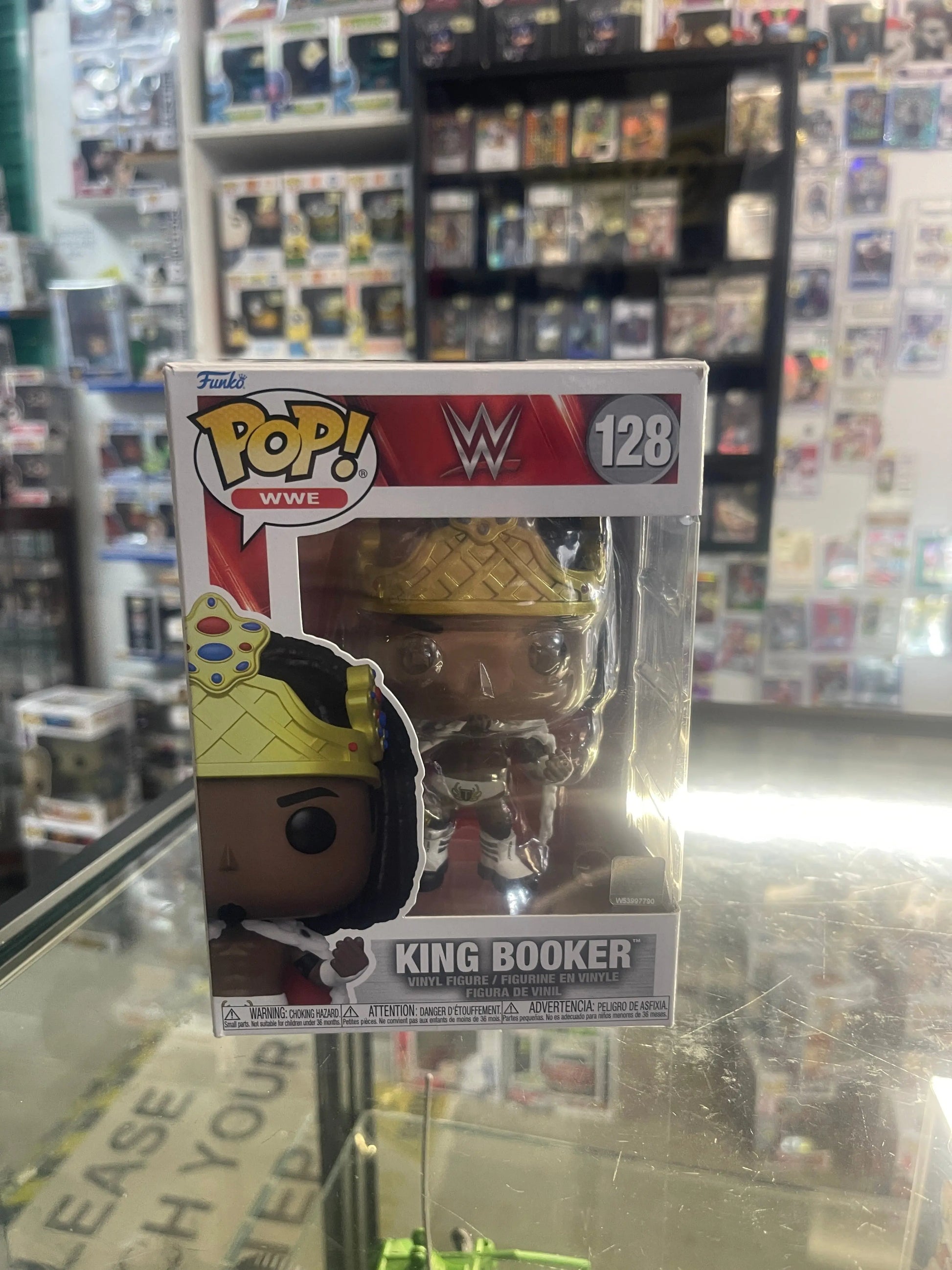 Funko Pop! Vinyl: WWE - King Booker #128 FRENLY BRICKS - Open 7 Days