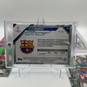 Soccer Graded & Numbered card lot 6 players (Lot#2) FRENLY BRICKS - Open 7 Days