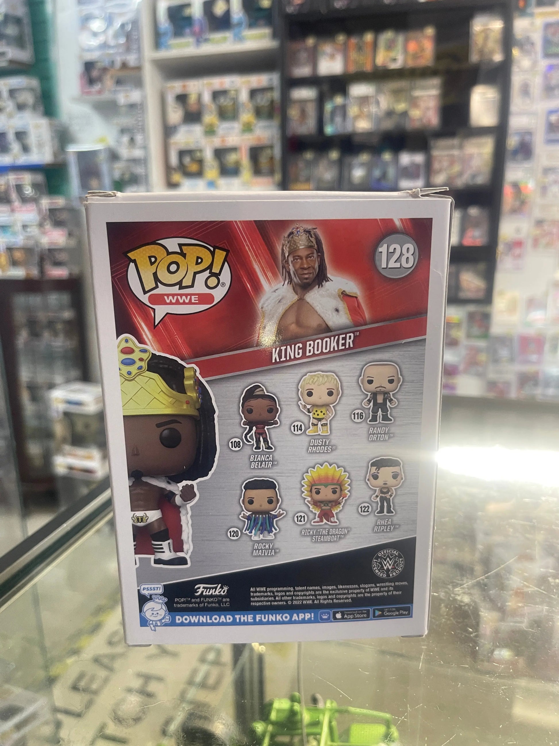Funko Pop! Vinyl: WWE - King Booker #128 FRENLY BRICKS - Open 7 Days