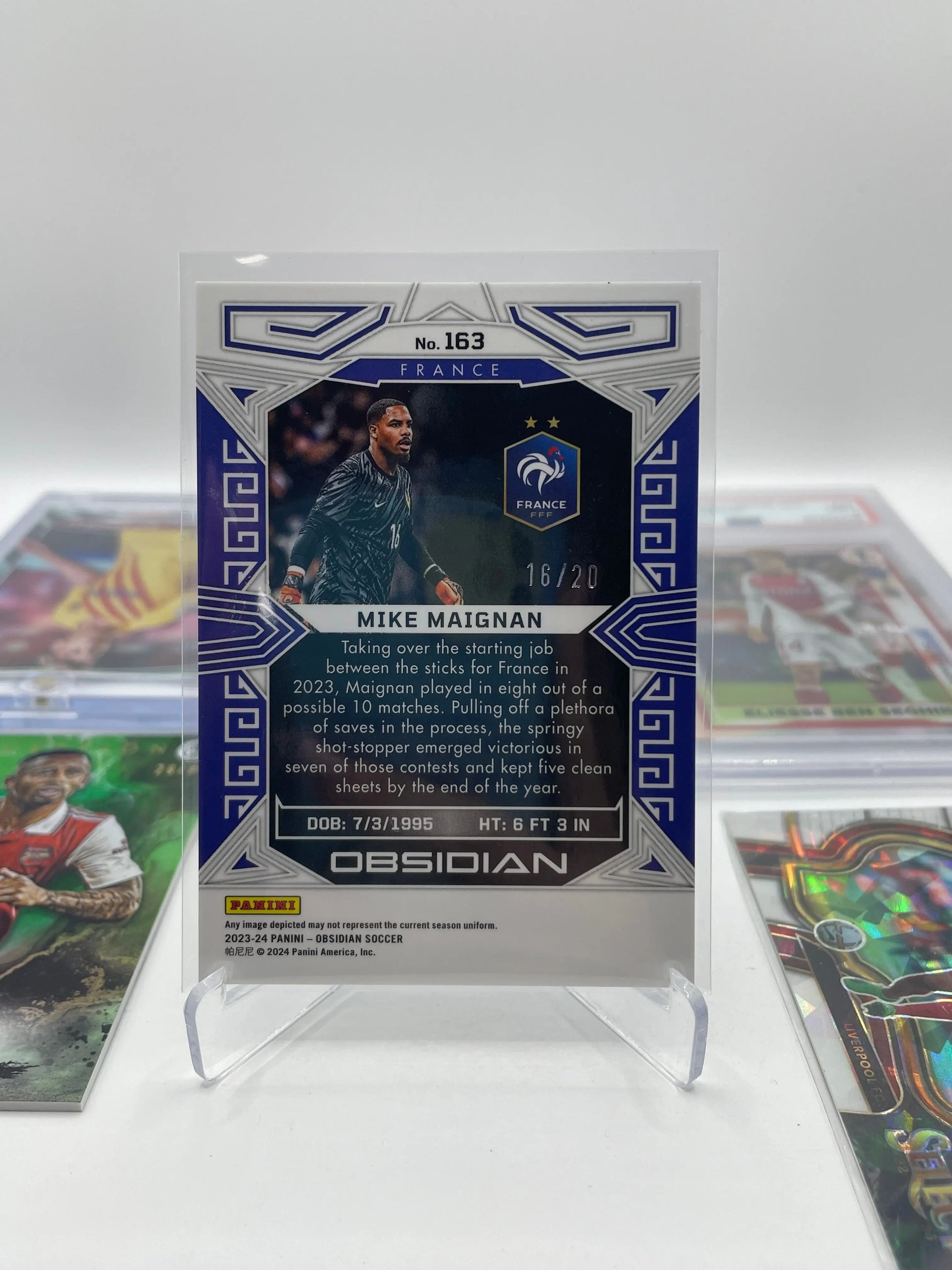 Soccer Graded & Numbered card lot 6 players (Lot#2) FRENLY BRICKS - Open 7 Days