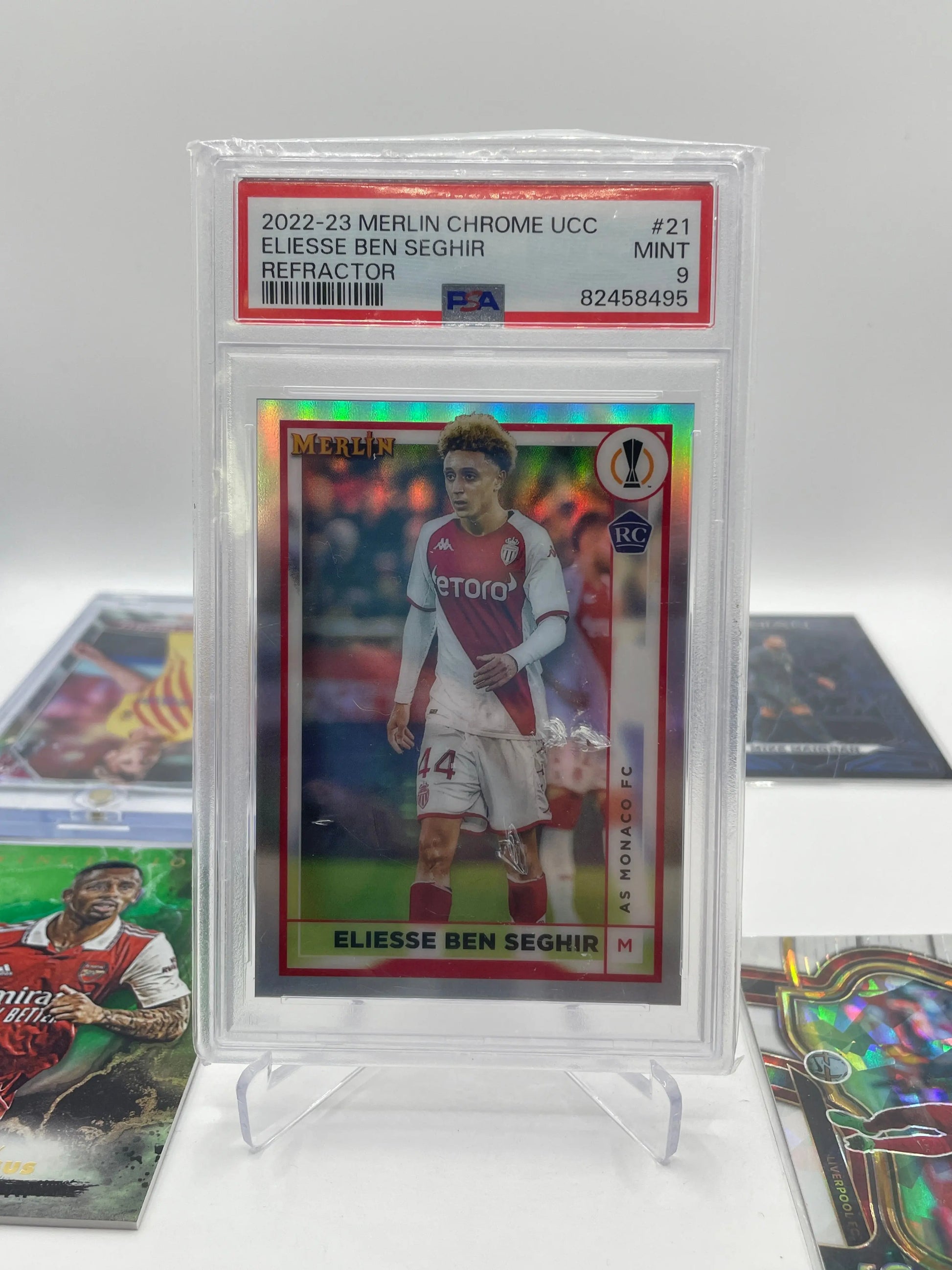 Soccer Graded & Numbered card lot 6 players (Lot#2) FRENLY BRICKS - Open 7 Days