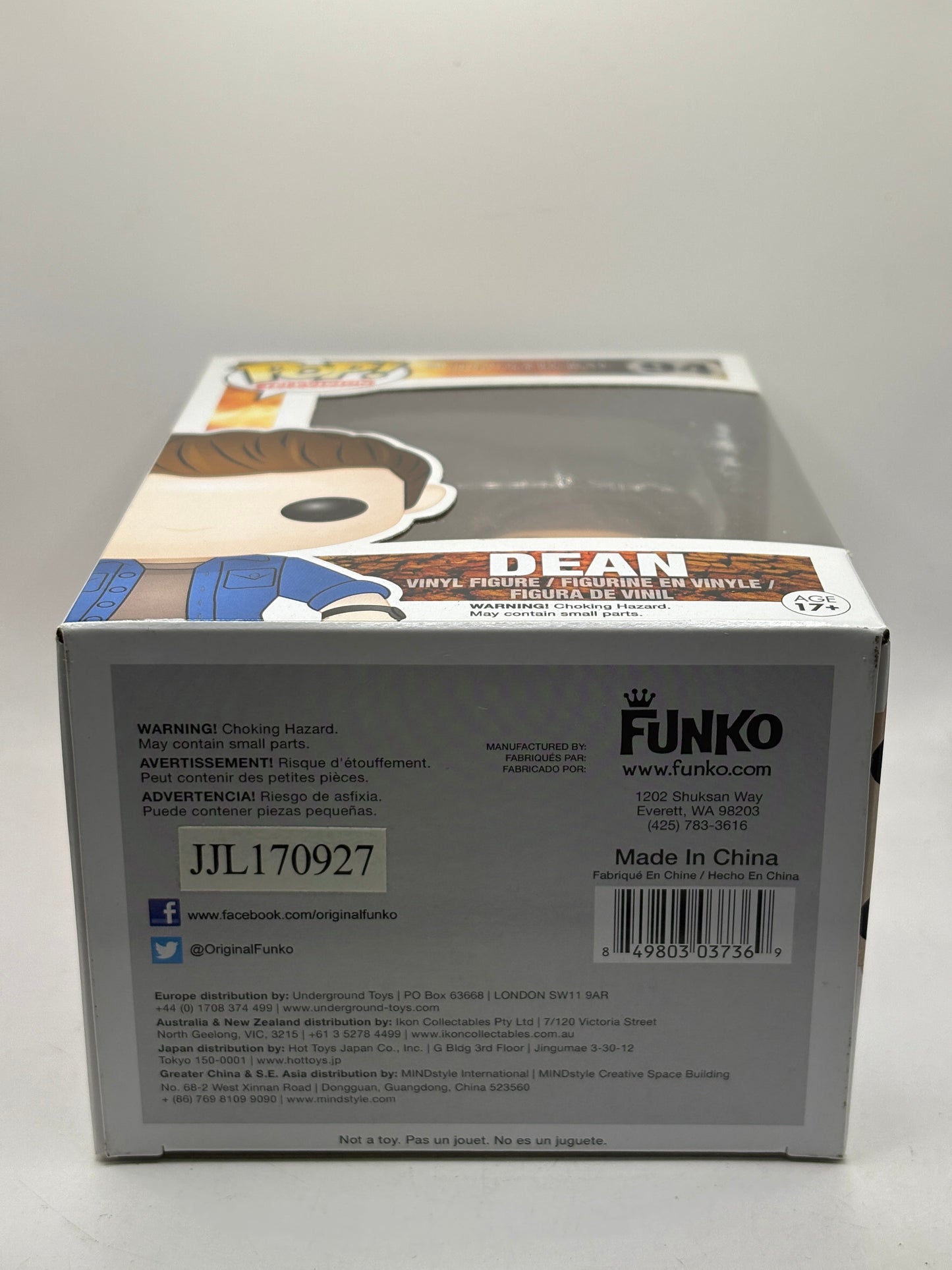 Funko POP! Television Supernatural #94 Dean Vinyl Figure FRENLY BRICKS - Open 7 Days