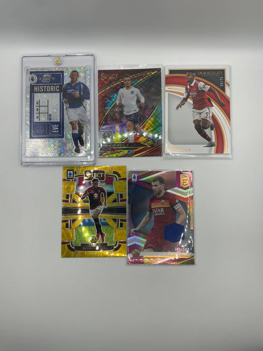 Soccer Signed & Numbered card lot 5 players (lot#3) FRENLY BRICKS - Open 7 Days