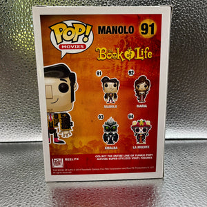 Funko POP Movies - The Book of Life - Manolo #91 FRENLY BRICKS - Open 7 Days