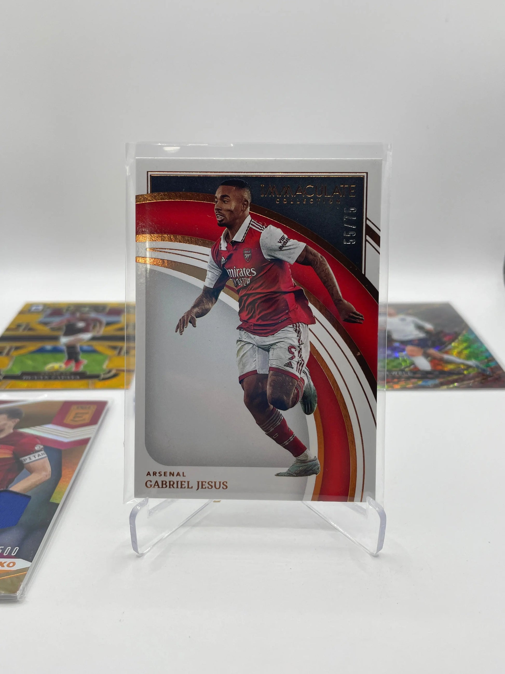 Soccer Signed & Numbered card lot 5 players (lot#3) FRENLY BRICKS - Open 7 Days