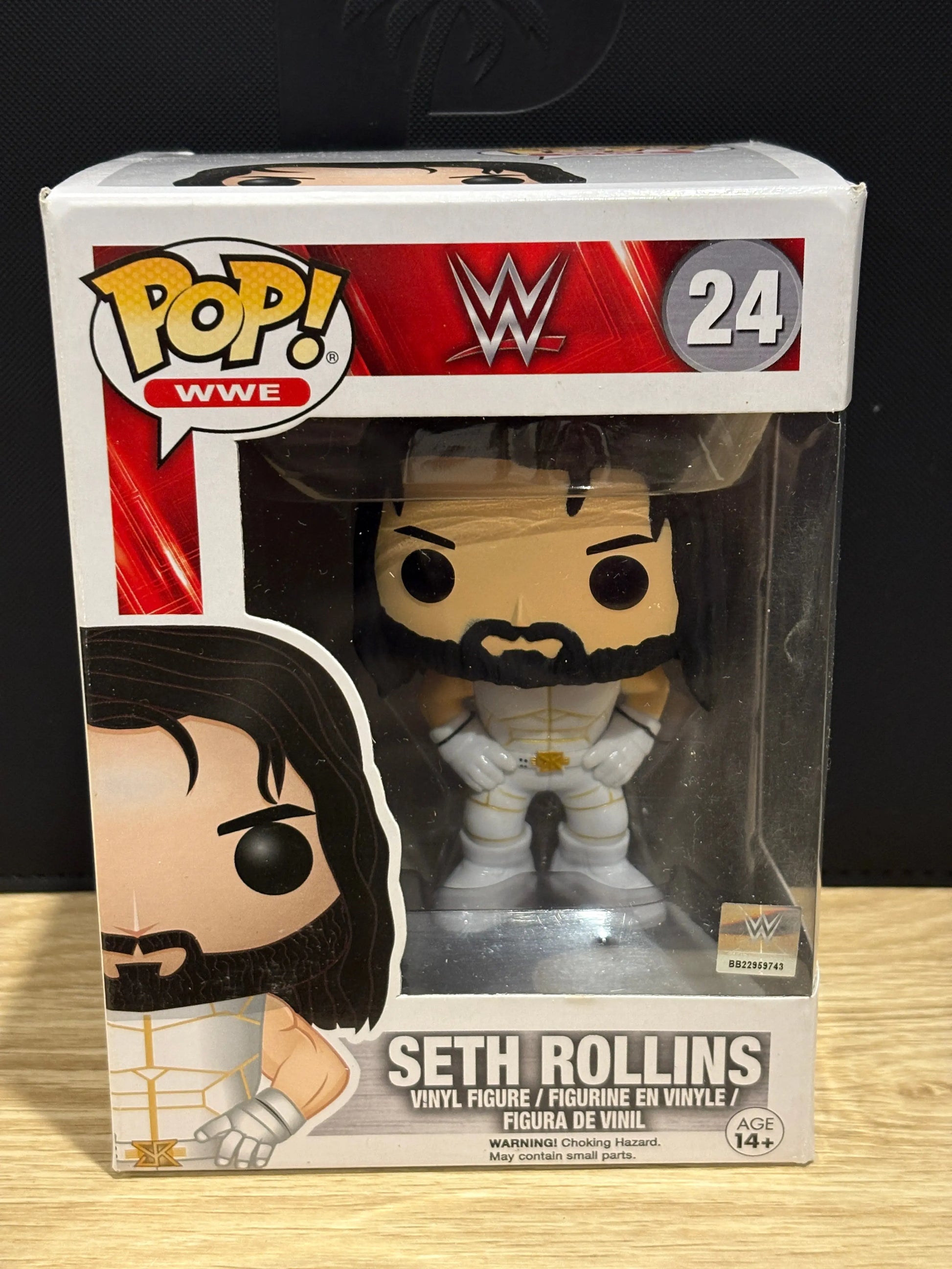 WWE Seth Rollins #24 Funko Pop  White Suit Wrestling FRENLY BRICKS - Open 7 Days