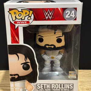 WWE Seth Rollins #24 Funko Pop  White Suit Wrestling FRENLY BRICKS - Open 7 Days
