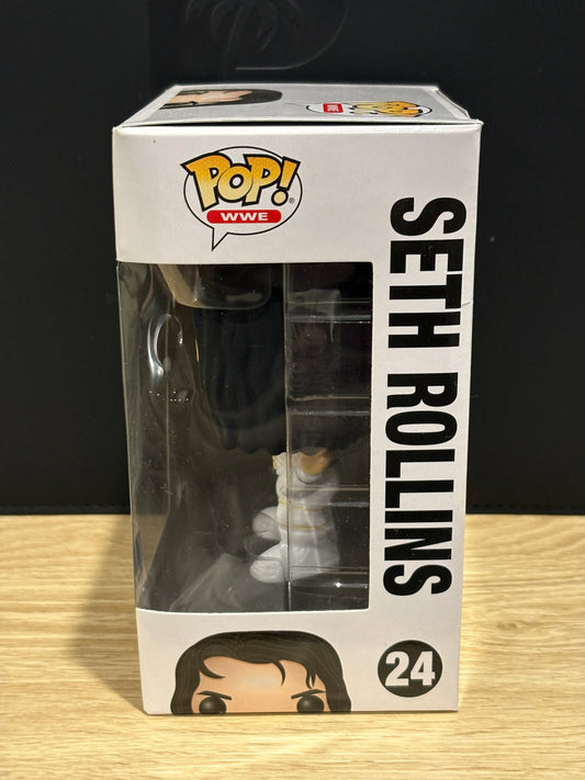 WWE Seth Rollins #24 Funko Pop  White Suit Wrestling FRENLY BRICKS - Open 7 Days