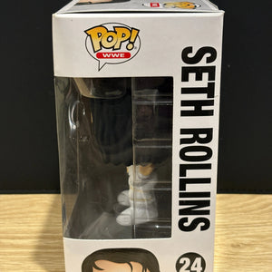 WWE Seth Rollins #24 Funko Pop  White Suit Wrestling FRENLY BRICKS - Open 7 Days