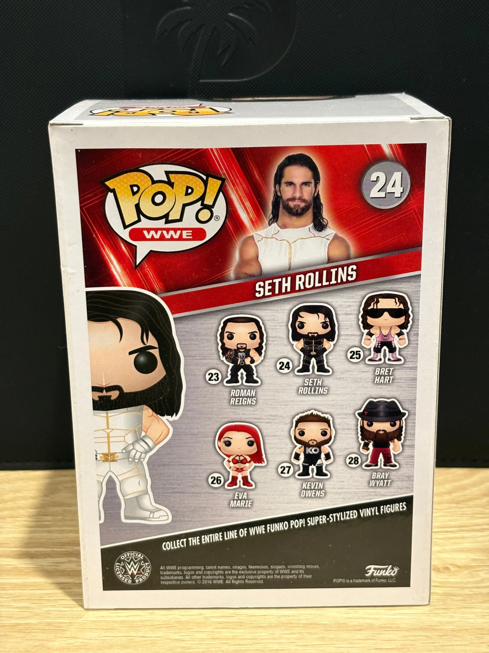 WWE Seth Rollins #24 Funko Pop  White Suit Wrestling FRENLY BRICKS - Open 7 Days
