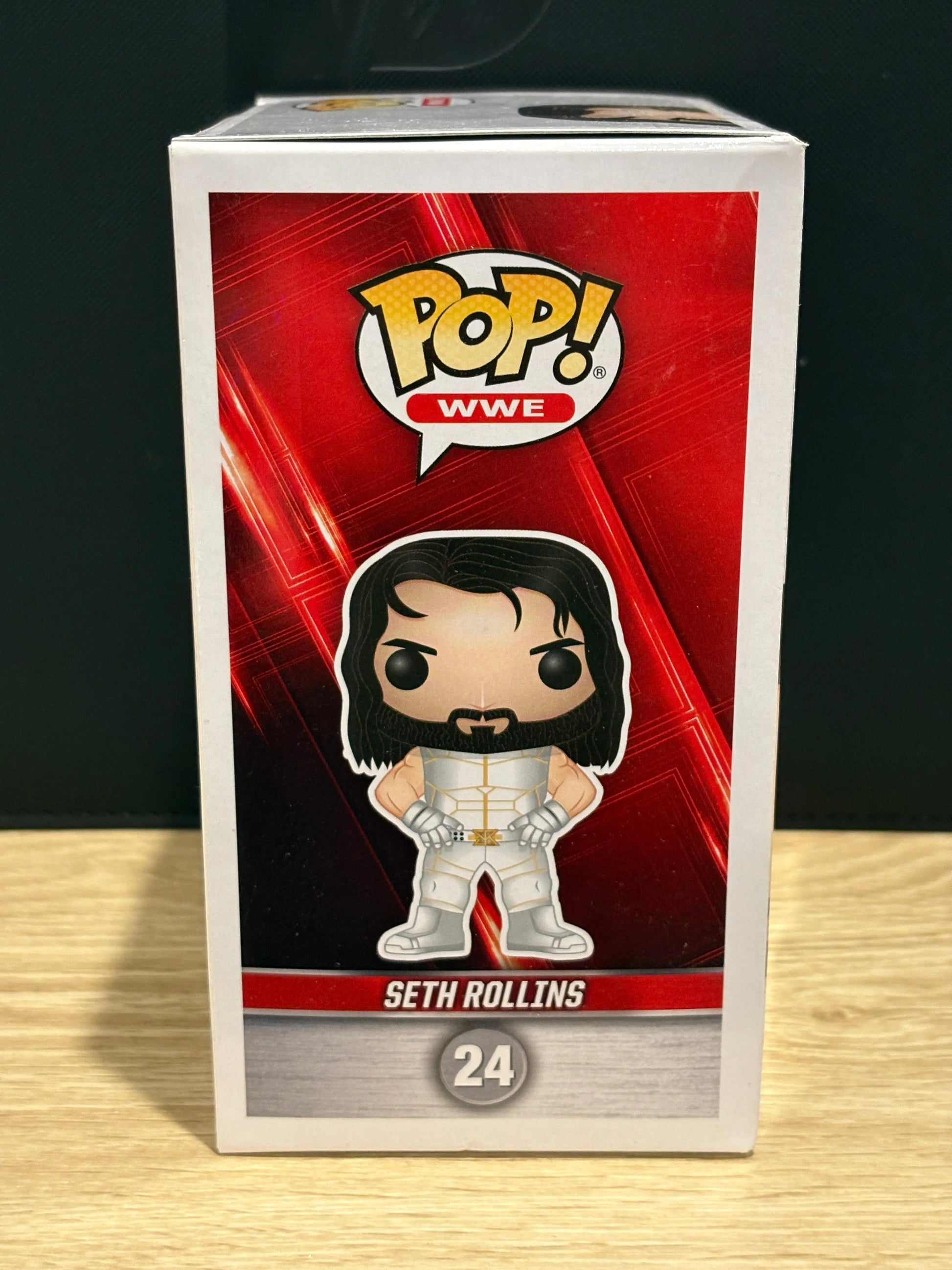 WWE Seth Rollins #24 Funko Pop  White Suit Wrestling FRENLY BRICKS - Open 7 Days