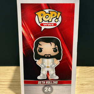 WWE Seth Rollins #24 Funko Pop  White Suit Wrestling FRENLY BRICKS - Open 7 Days
