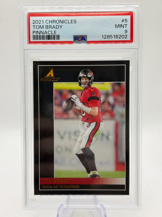 2021 Panini Chronicles Pinnacle #5 Tom Brady Pinnacle PSA 9 Patriots NFL Mint