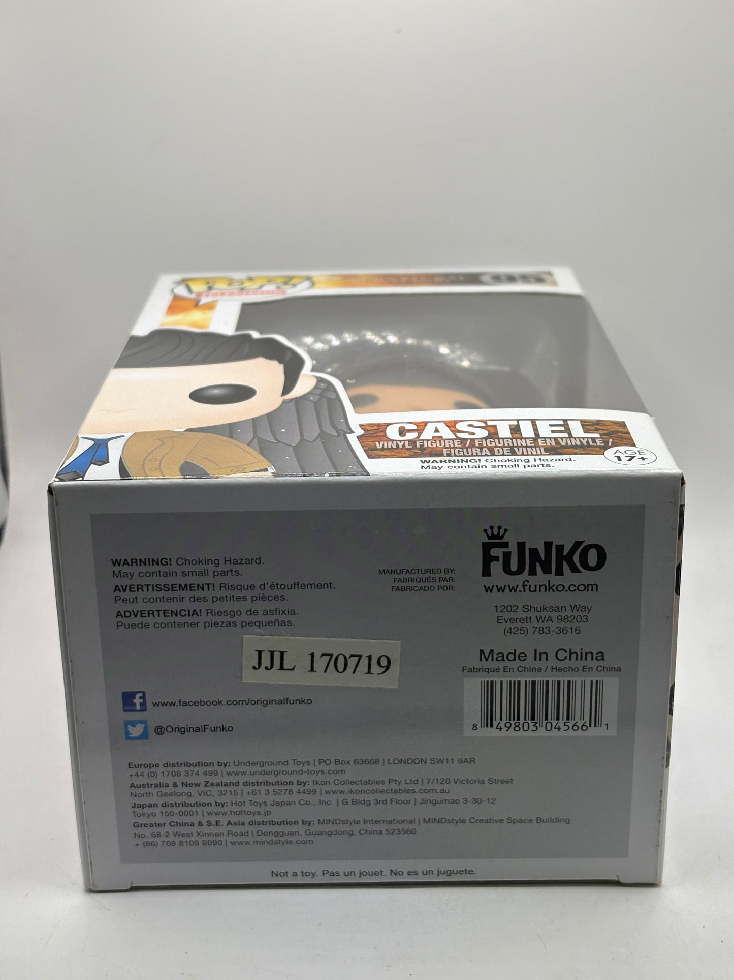 Funko POP! Television Supernatural #95 Castiel Vinyl Figure FRENLY BRICKS - Open 7 Days