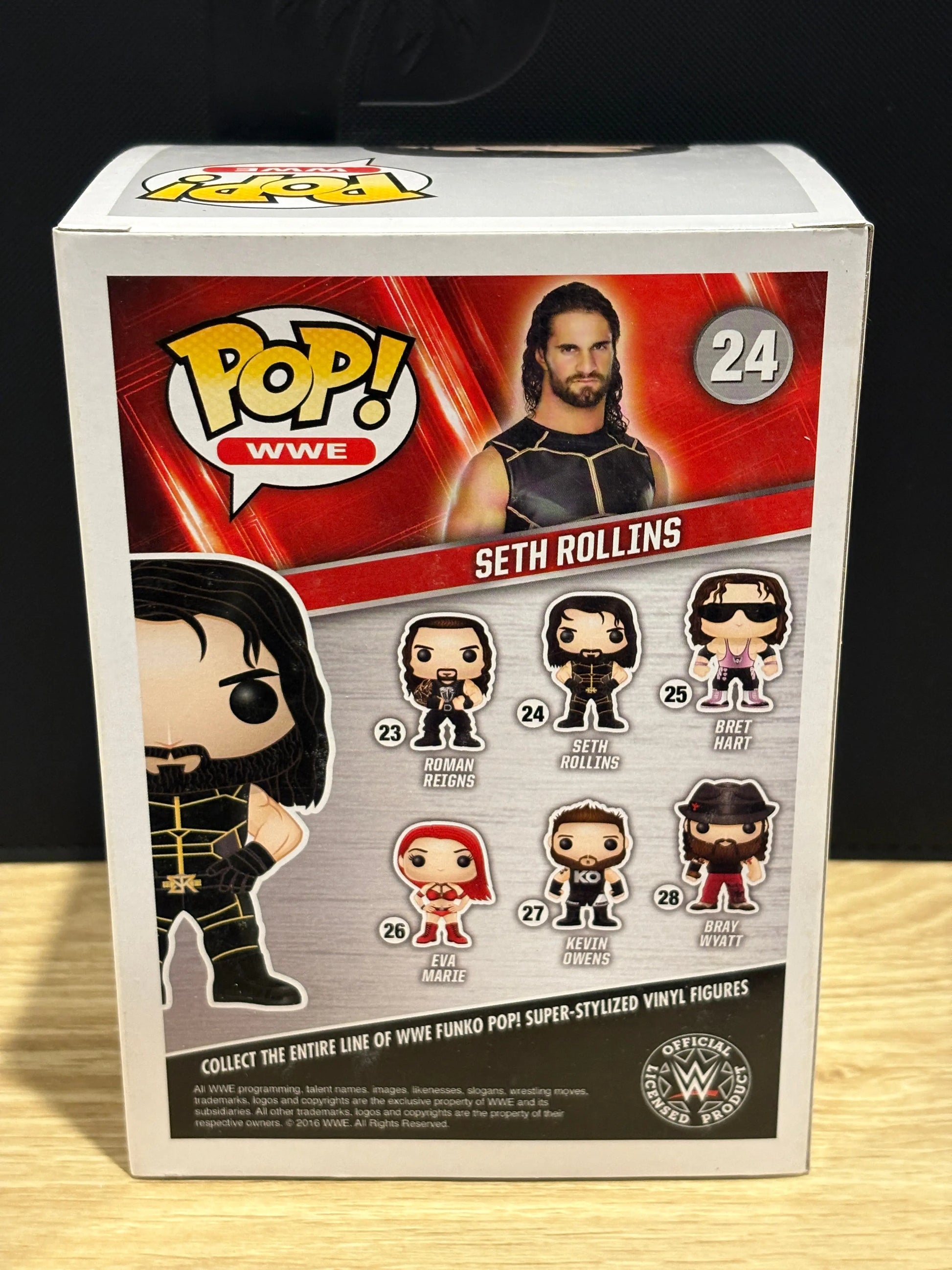 Funko Pop! Vinyl: WWE - Seth Rollins #24 Black Suit FRENLY BRICKS - Open 7 Days