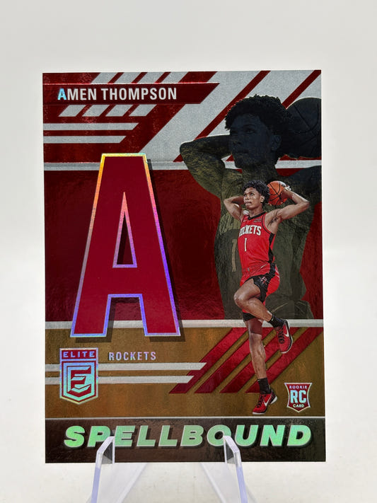 2023-24 Panini Donruss Elite #16 Amen Thompson 03/10 Spellbound A