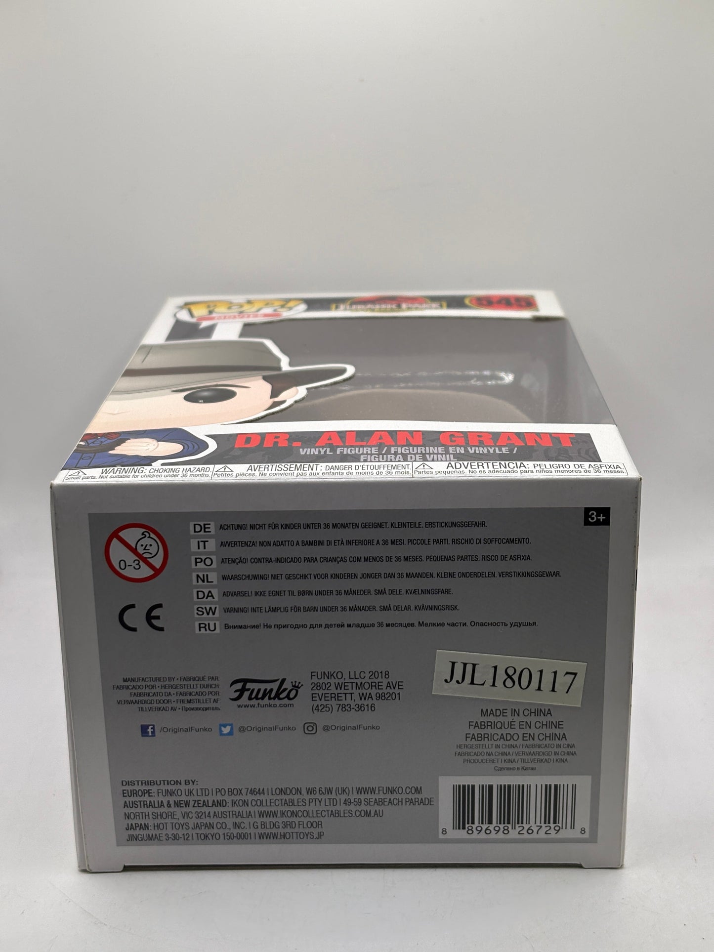 Funko POP! Movies Jurassic Park #545 Dr. Alan Grant Vinyl Figure FRENLY BRICKS - Open 7 Days