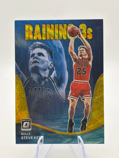 Panini 2022-23 Donruss Optic Steve Kerr Raining 3s Holo Prizm /10 SP