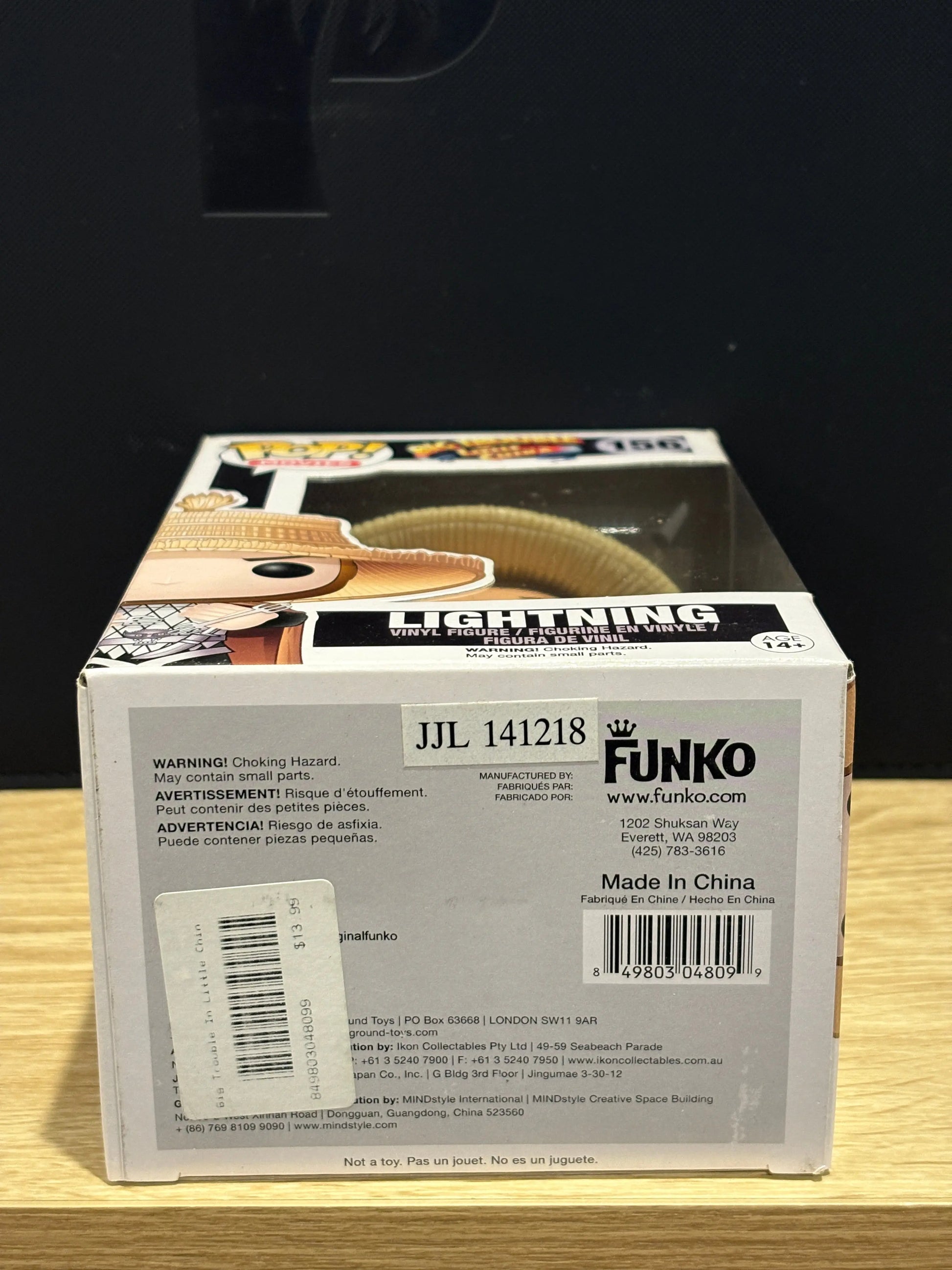 Funko Pop! Vinyl: Big Trouble In Little China - Lightning #156 FRENLY BRICKS - Open 7 Days