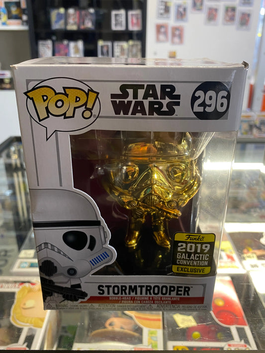 Funko POP! Star Wars #296 Funko 2019 galactic convention exclusive stormtrooper FRENLY BRICKS - Open 7 Days