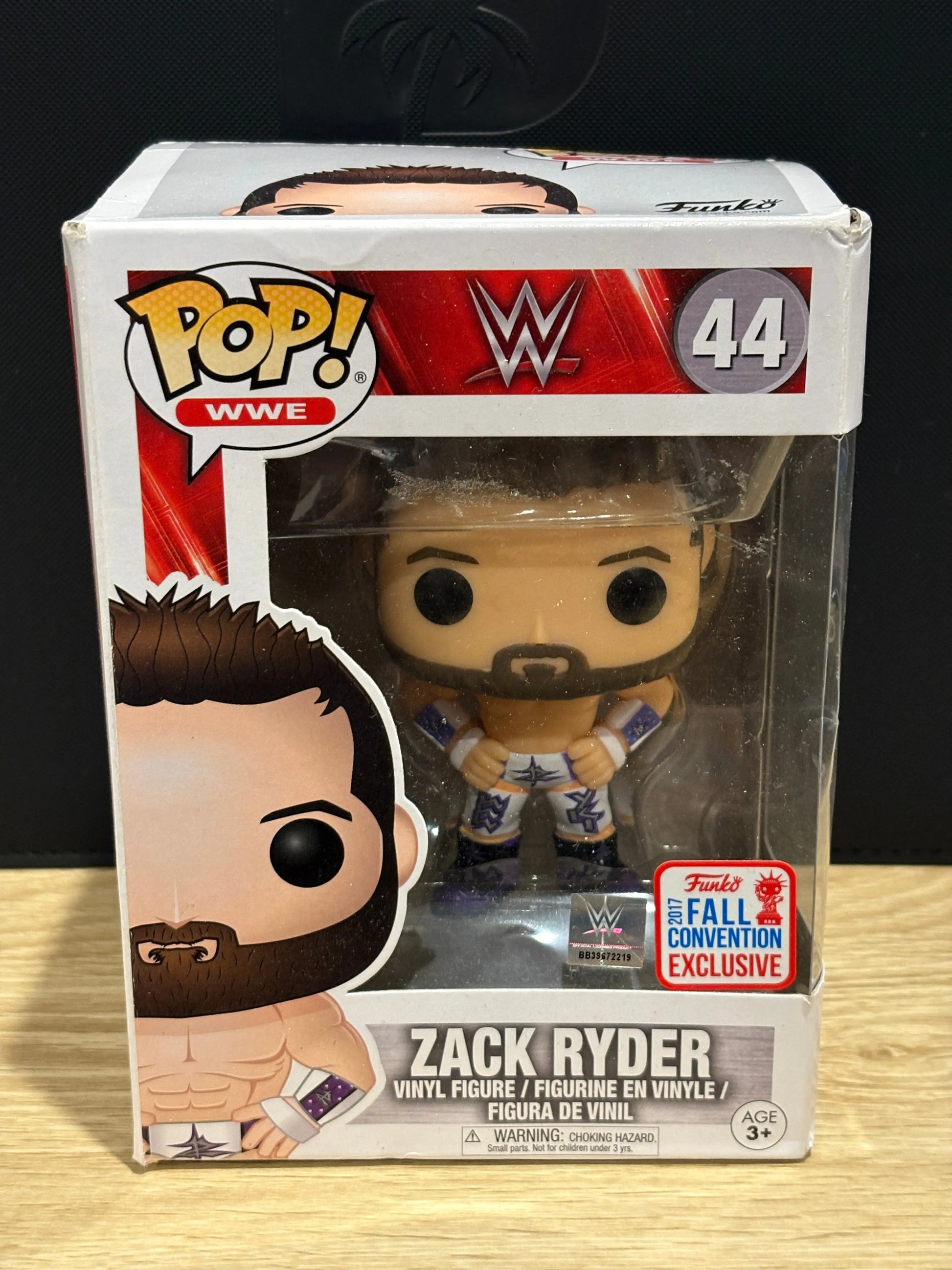 Funko Pop! WWE #44 Zack Ryder 2017 Fall Convention FRENLY BRICKS - Open 7 Days