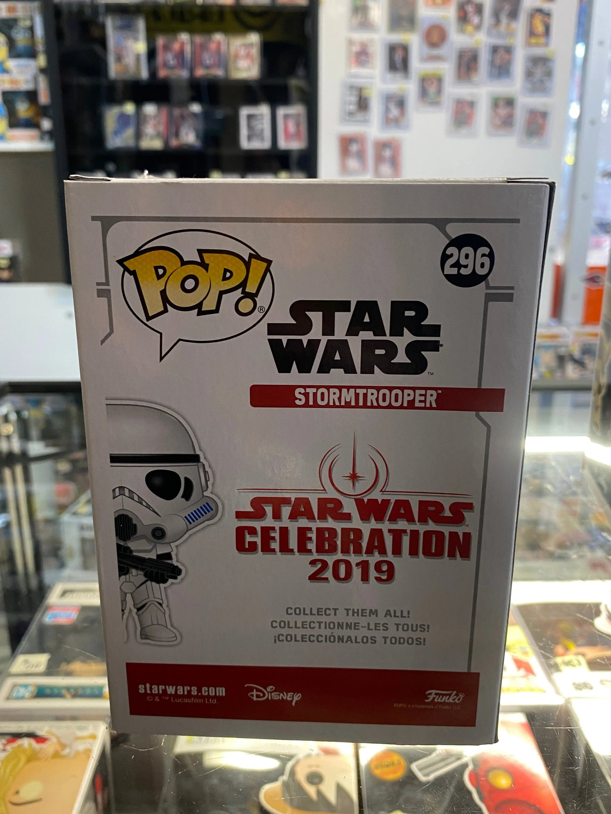 Funko POP! Star Wars #296 Funko 2019 galactic convention exclusive stormtrooper FRENLY BRICKS - Open 7 Days