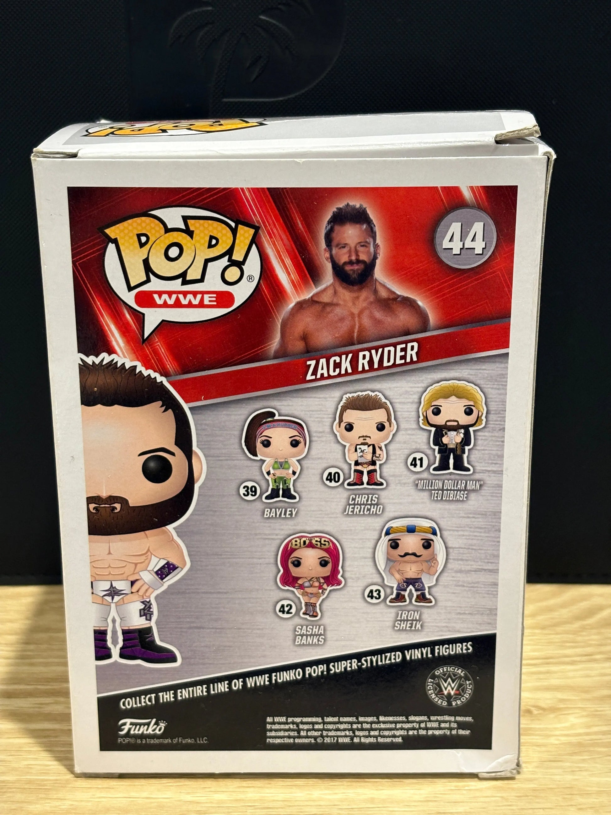 Funko Pop! WWE #44 Zack Ryder 2017 Fall Convention FRENLY BRICKS - Open 7 Days