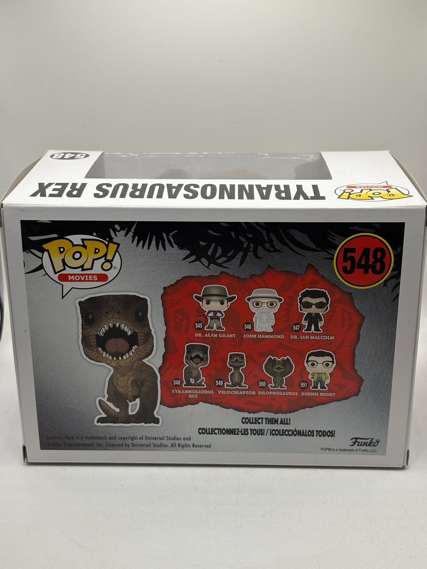 Funko POP! Movies Jurassic Park #548 Tyrannosaurus Rex Vinyl Figure FRENLY BRICKS - Open 7 Days