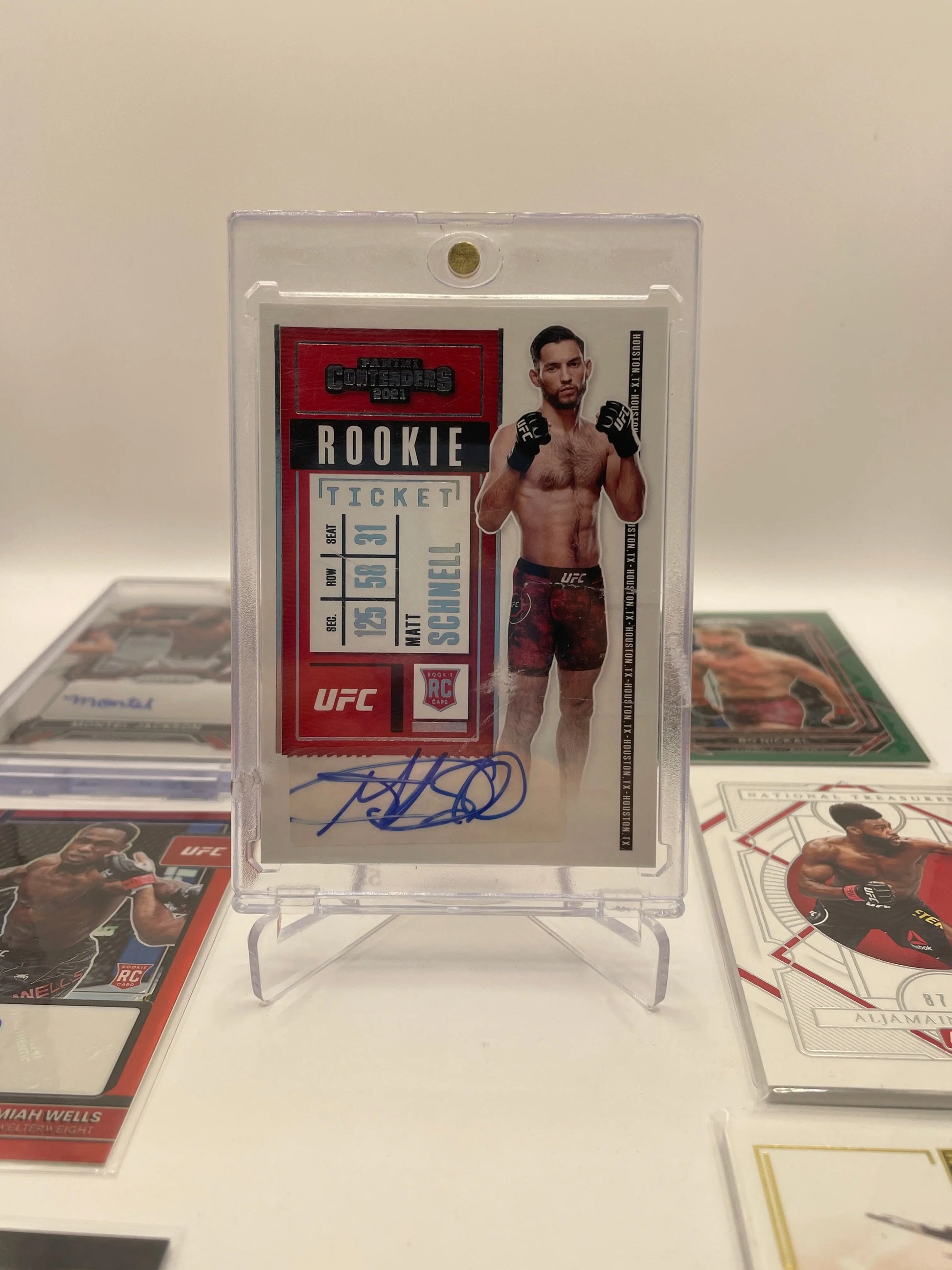 UFC Auto & Numbered Panini / National Treasures Lot 7 fighters (Lot#1) FRENLY BRICKS - Open 7 Days