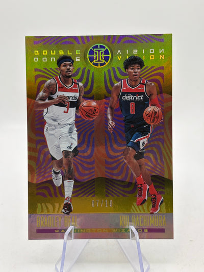 2019-20 Panini Illusions #23 Double Vision Bradley Beal Rui Hachimura 07/10