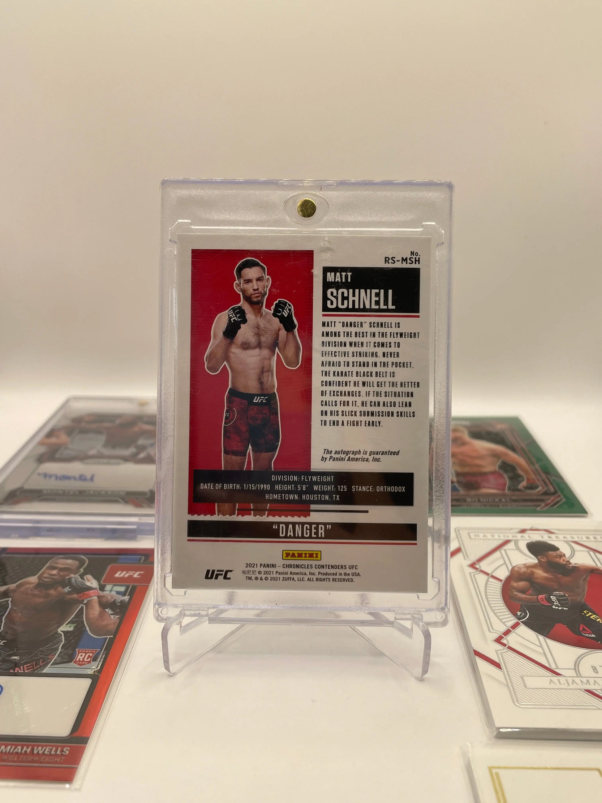 UFC Auto & Numbered Panini / National Treasures Lot 7 fighters (Lot#1) FRENLY BRICKS - Open 7 Days
