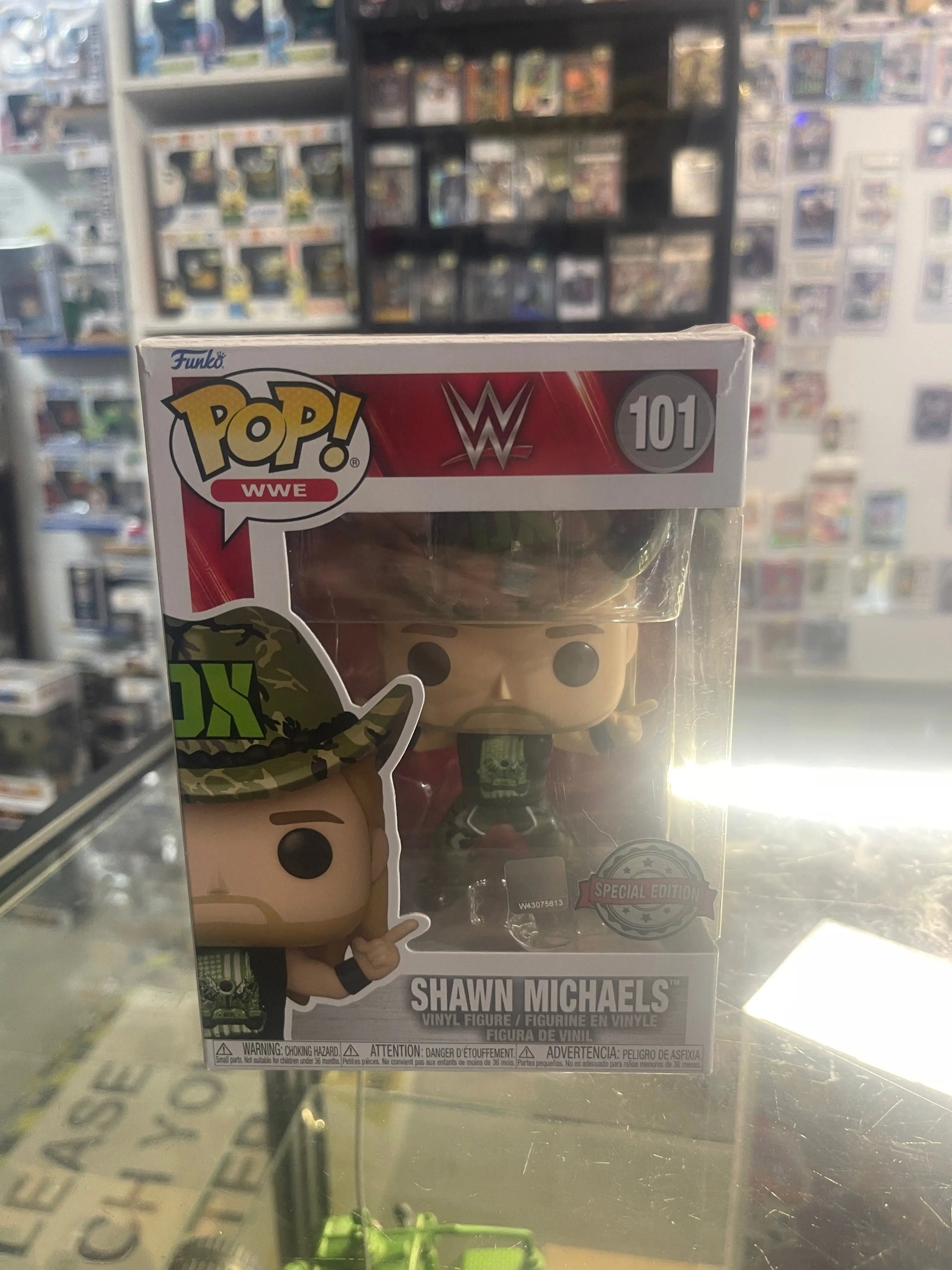 Funko Pop Vinyl - WWE - Shawn Michaels #101 SE FRENLY BRICKS - Open 7 Days