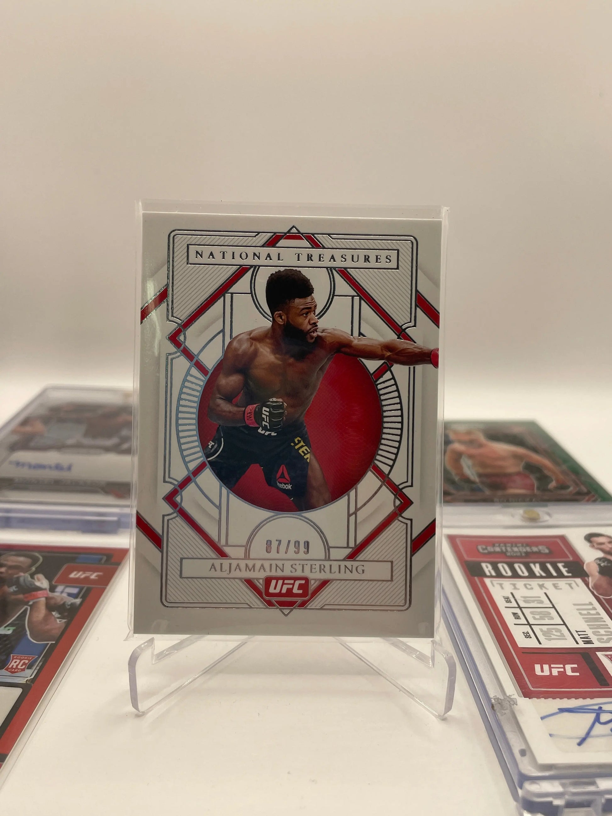 UFC Auto & Numbered Panini / National Treasures Lot 7 fighters (Lot#1) FRENLY BRICKS - Open 7 Days