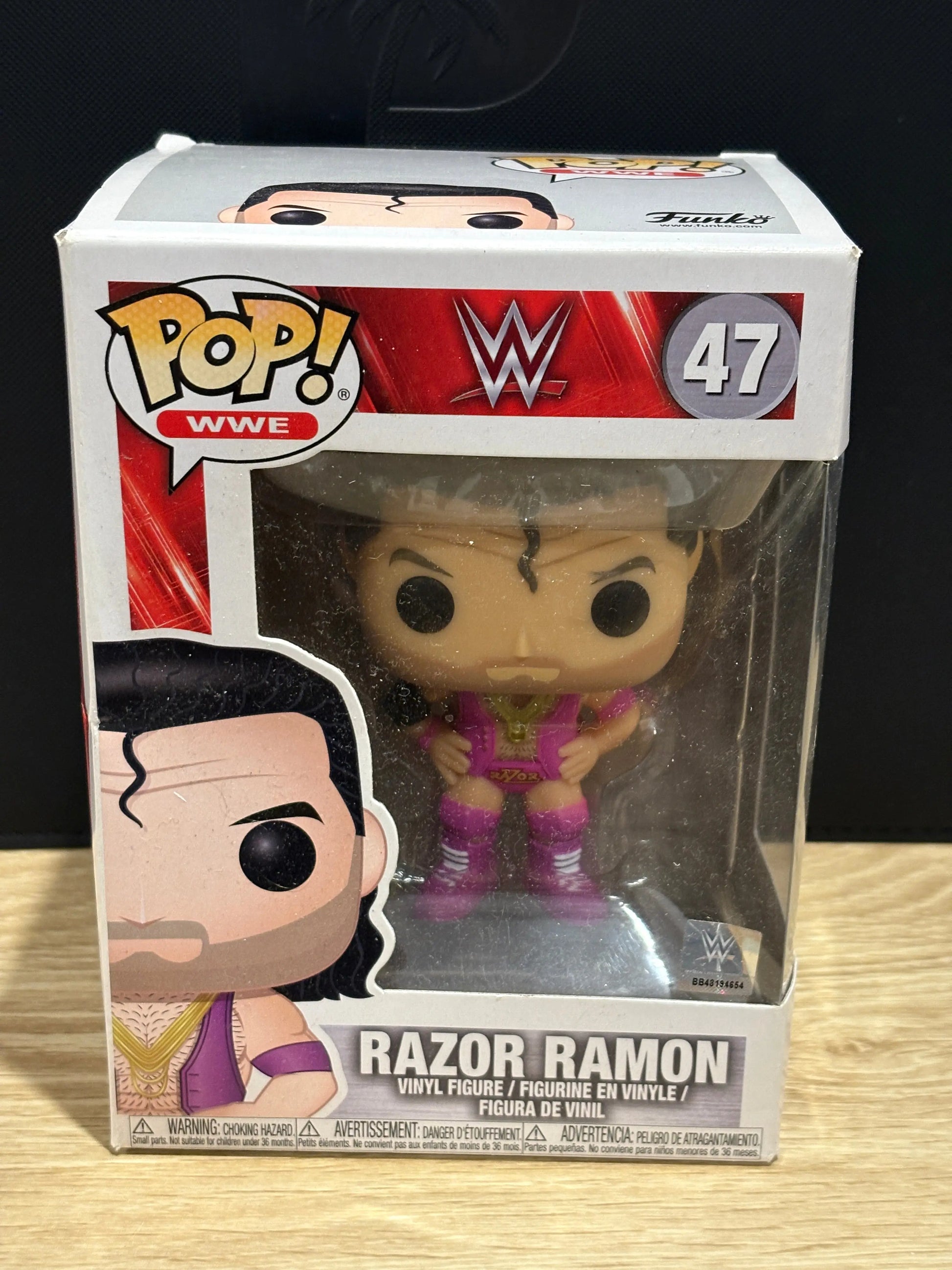 Funko POP! WWE - Razor Ramon #47 Vaulted Vinyl Figure FRENLY BRICKS - Open 7 Days
