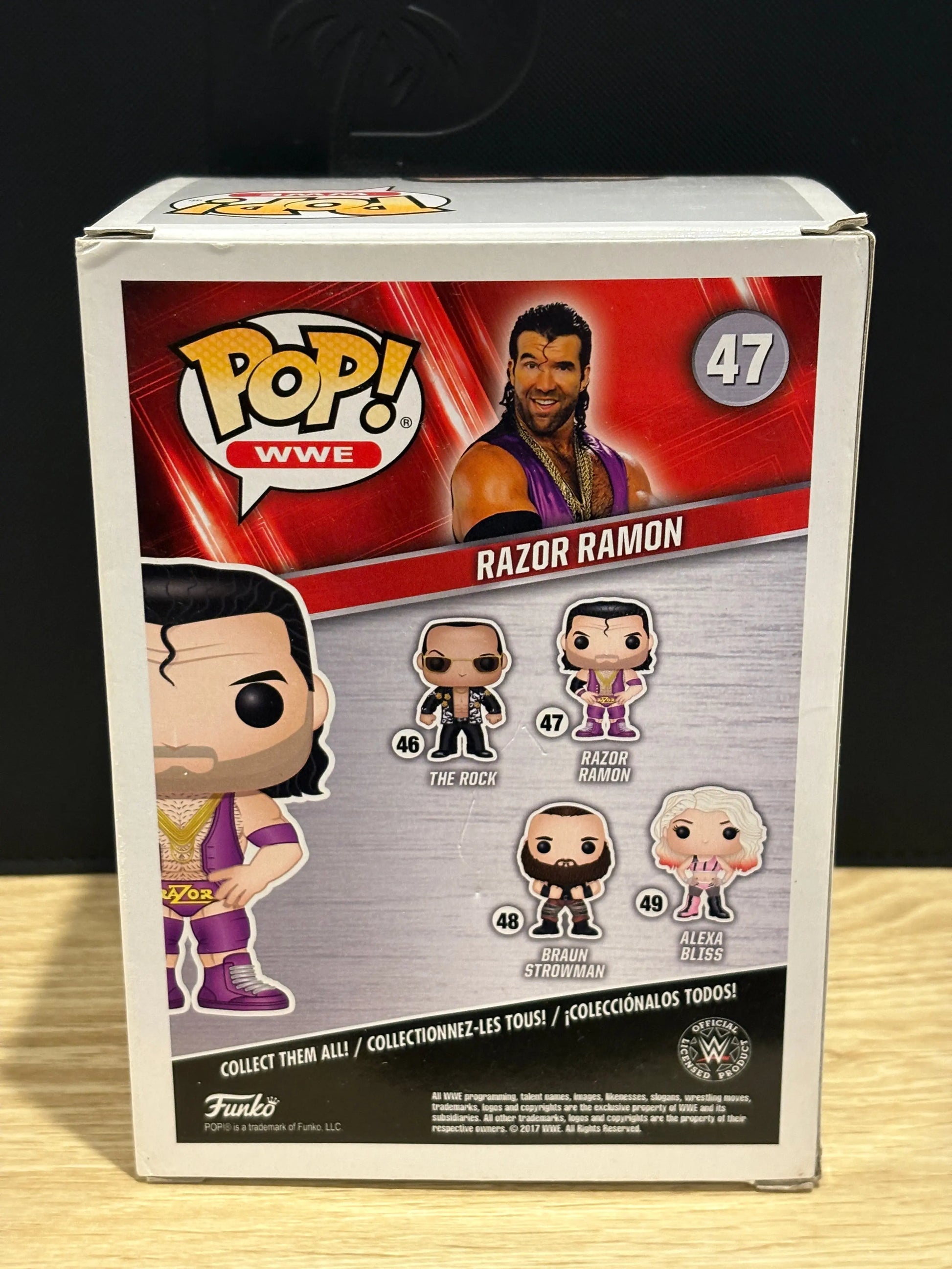 Funko POP! WWE - Razor Ramon #47 Vaulted Vinyl Figure FRENLY BRICKS - Open 7 Days