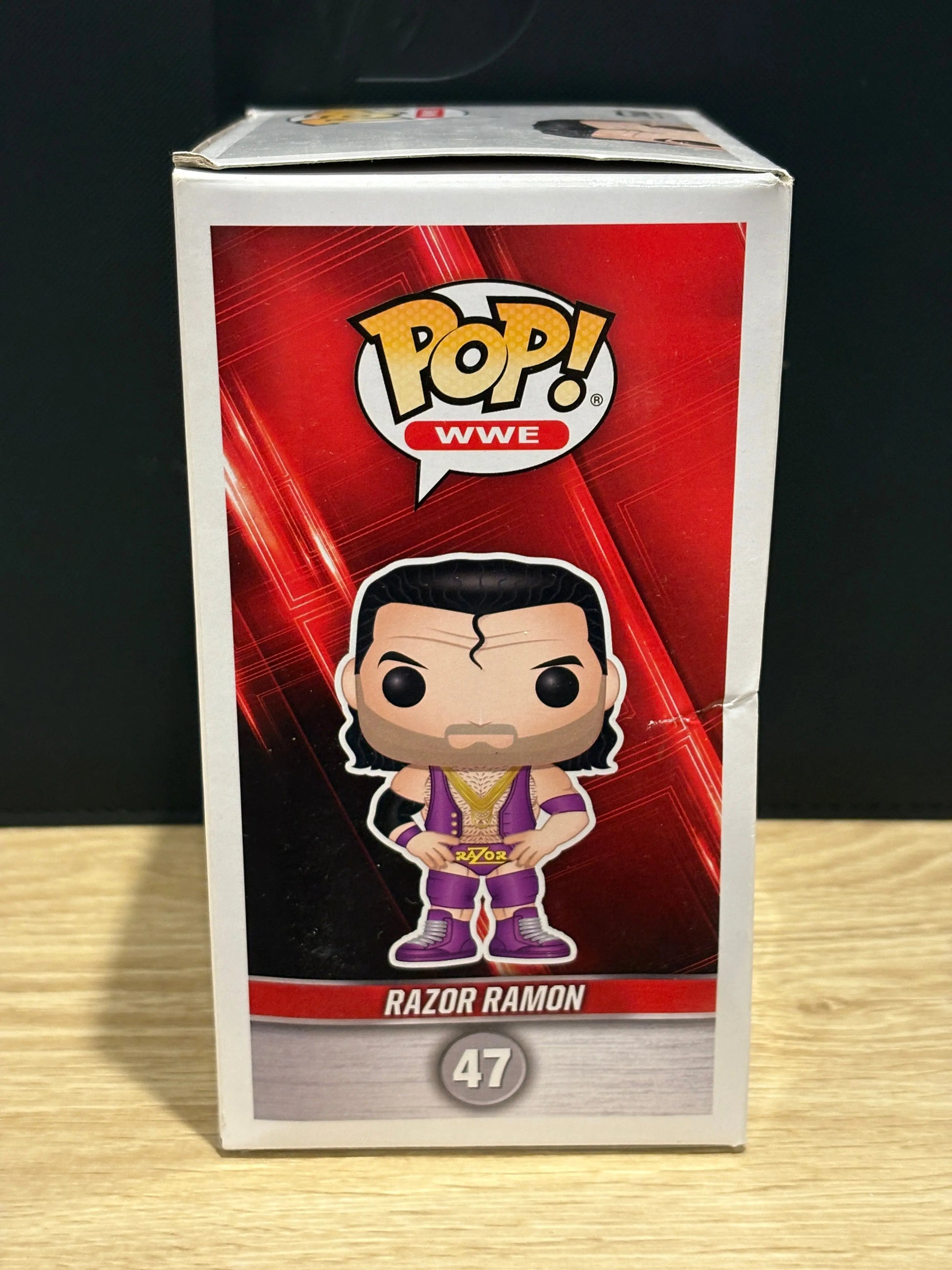 Funko POP! WWE - Razor Ramon #47 Vaulted Vinyl Figure FRENLY BRICKS - Open 7 Days