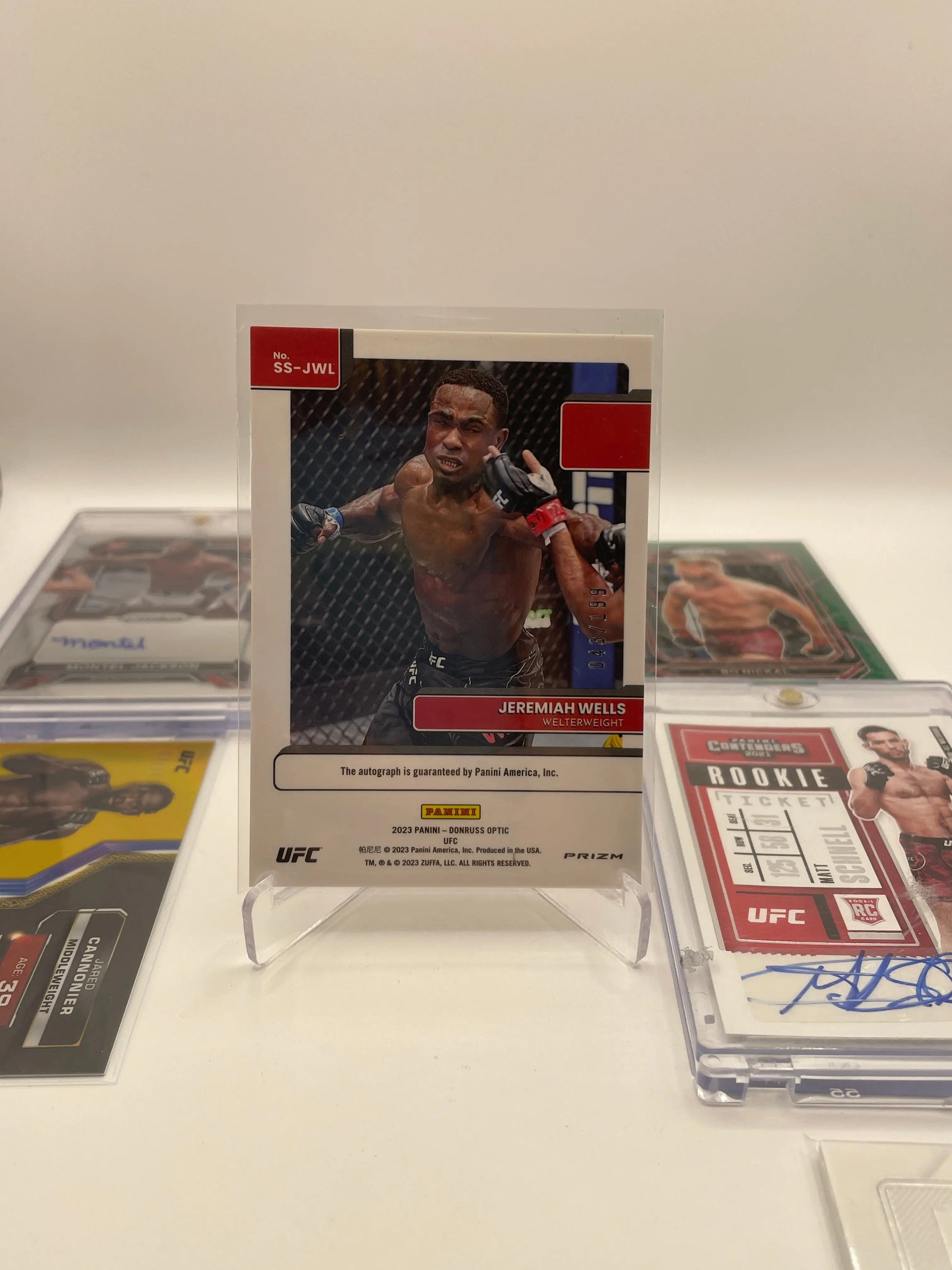 UFC Auto & Numbered Panini / National Treasures Lot 7 fighters (Lot#1) FRENLY BRICKS - Open 7 Days