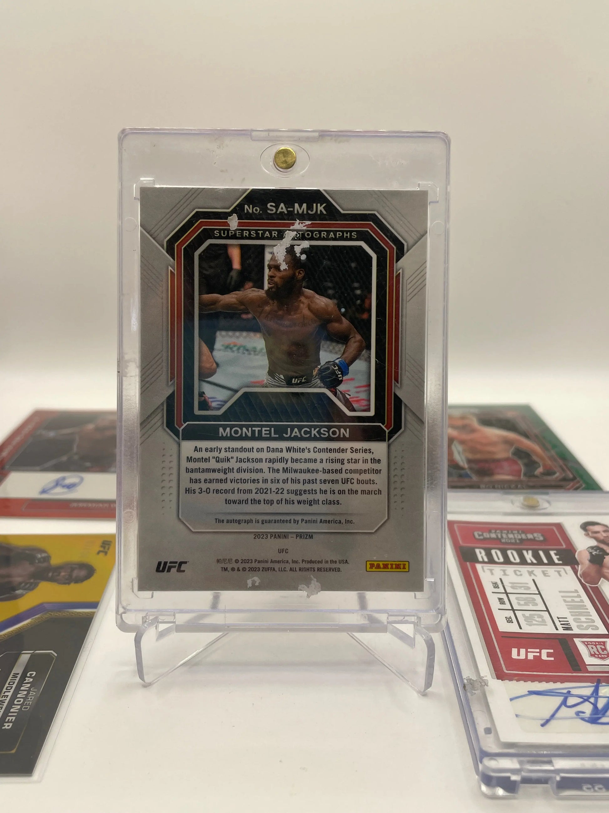 UFC Auto & Numbered Panini / National Treasures Lot 7 fighters (Lot#1) FRENLY BRICKS - Open 7 Days