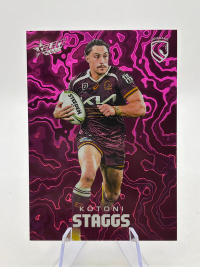 2026 SELECT NRL LEAGUE HEROES MERCURY M009 KOTONI STAGGS /450 BRONCOS