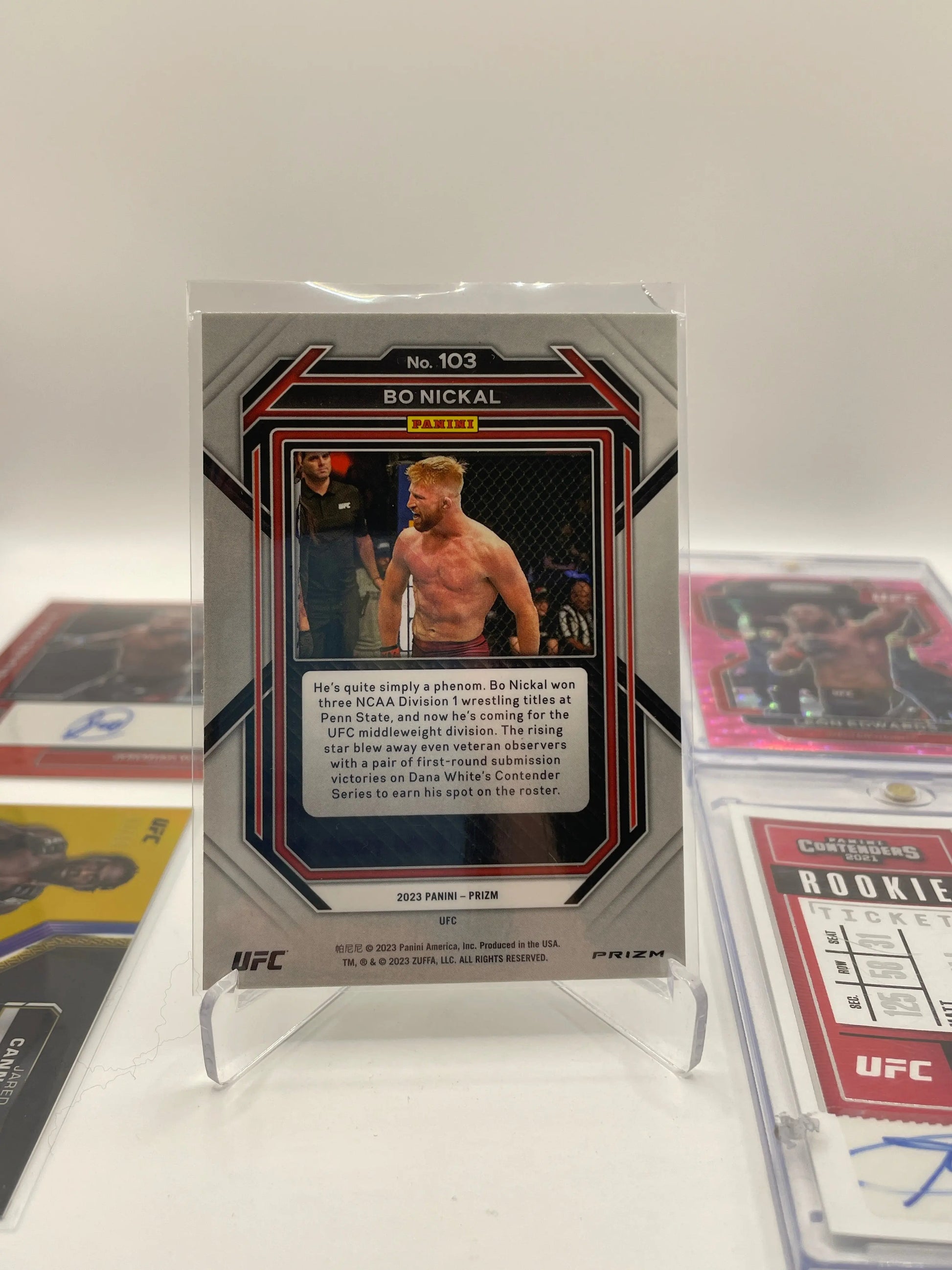 UFC Auto & Numbered Panini / National Treasures Lot 7 fighters (Lot#1) FRENLY BRICKS - Open 7 Days