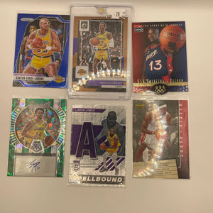 NBA Auto & Numbered Lakers Sports Card Lot - LeBron James + more  (lot#24) FRENLY BRICKS - Open 7 Days